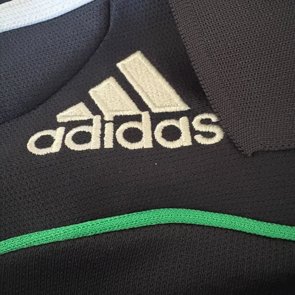 Adidas Mexico Vintage Training Polo Men's Size: Small Color: Navy - Picture 7 of 8